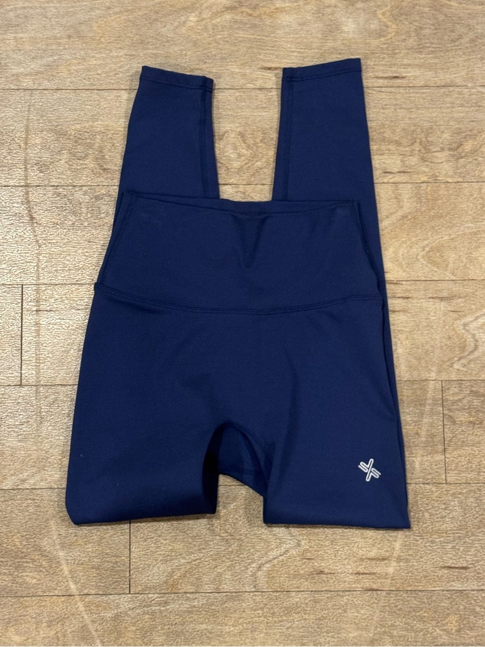 Xexymix Navy Blue High Rise Leggings Size Small - Picture 2 of 4